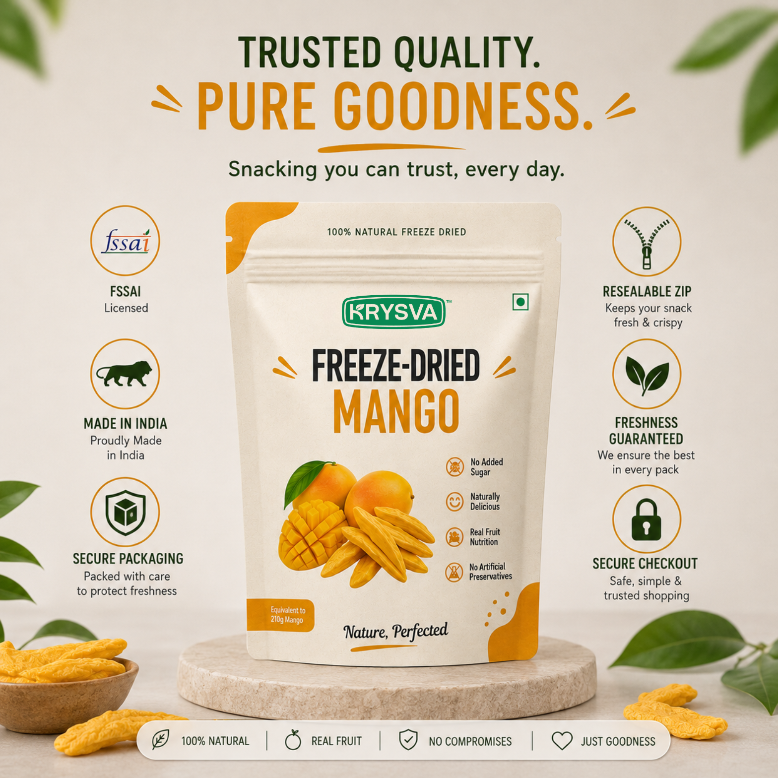 Freeze Dried Mango