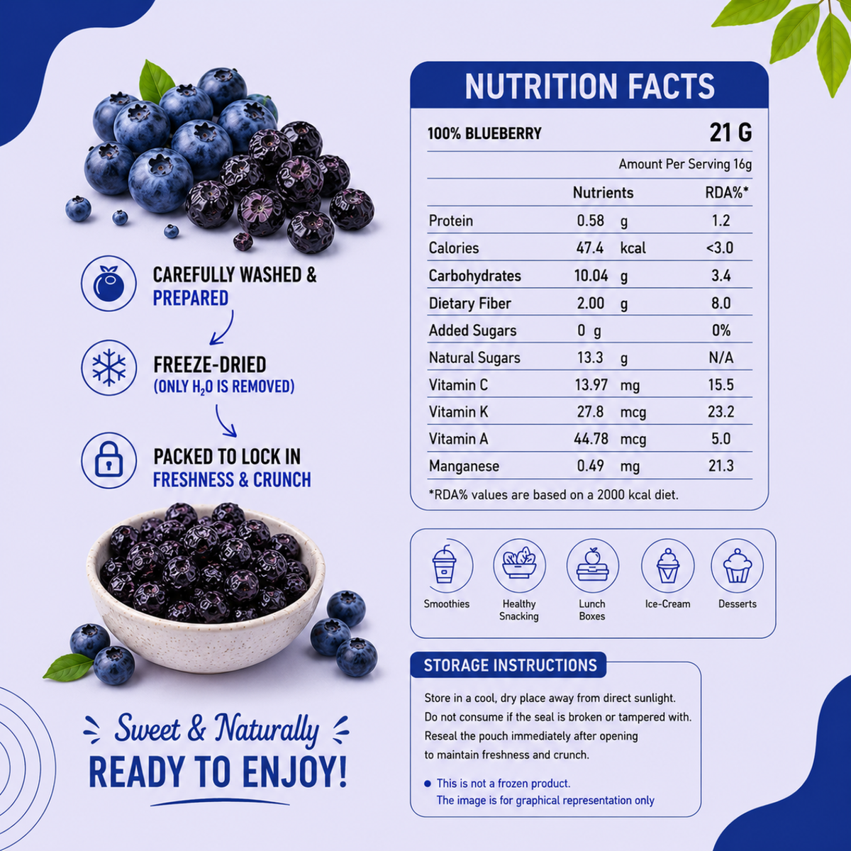 Freeze Dried Blueberry
