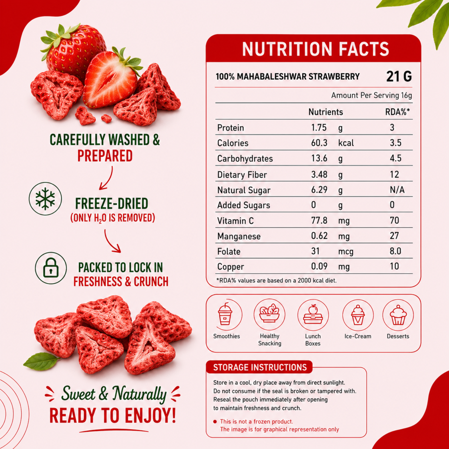 Freeze Dried Strawberry