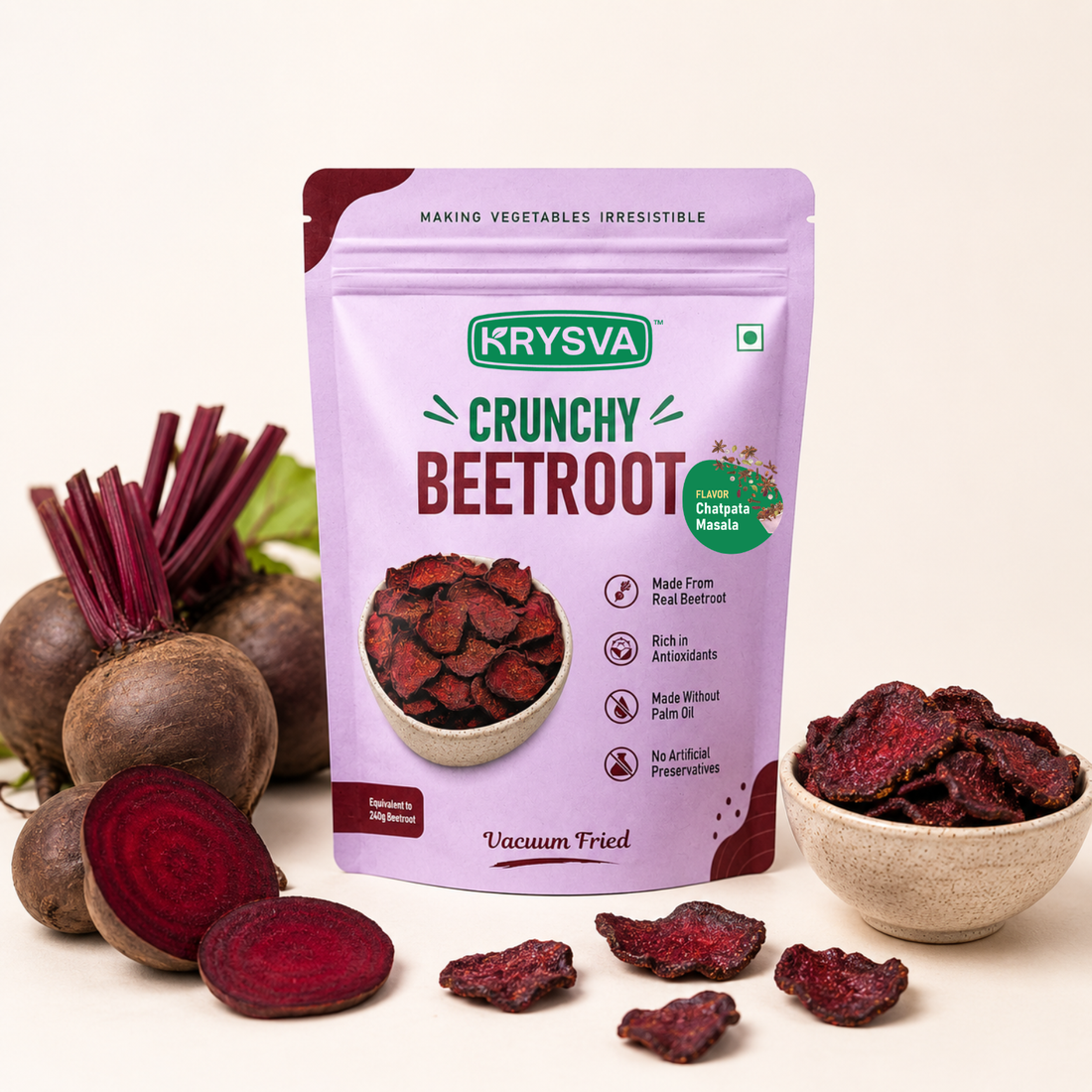 Vacuum Fried Beetroot
