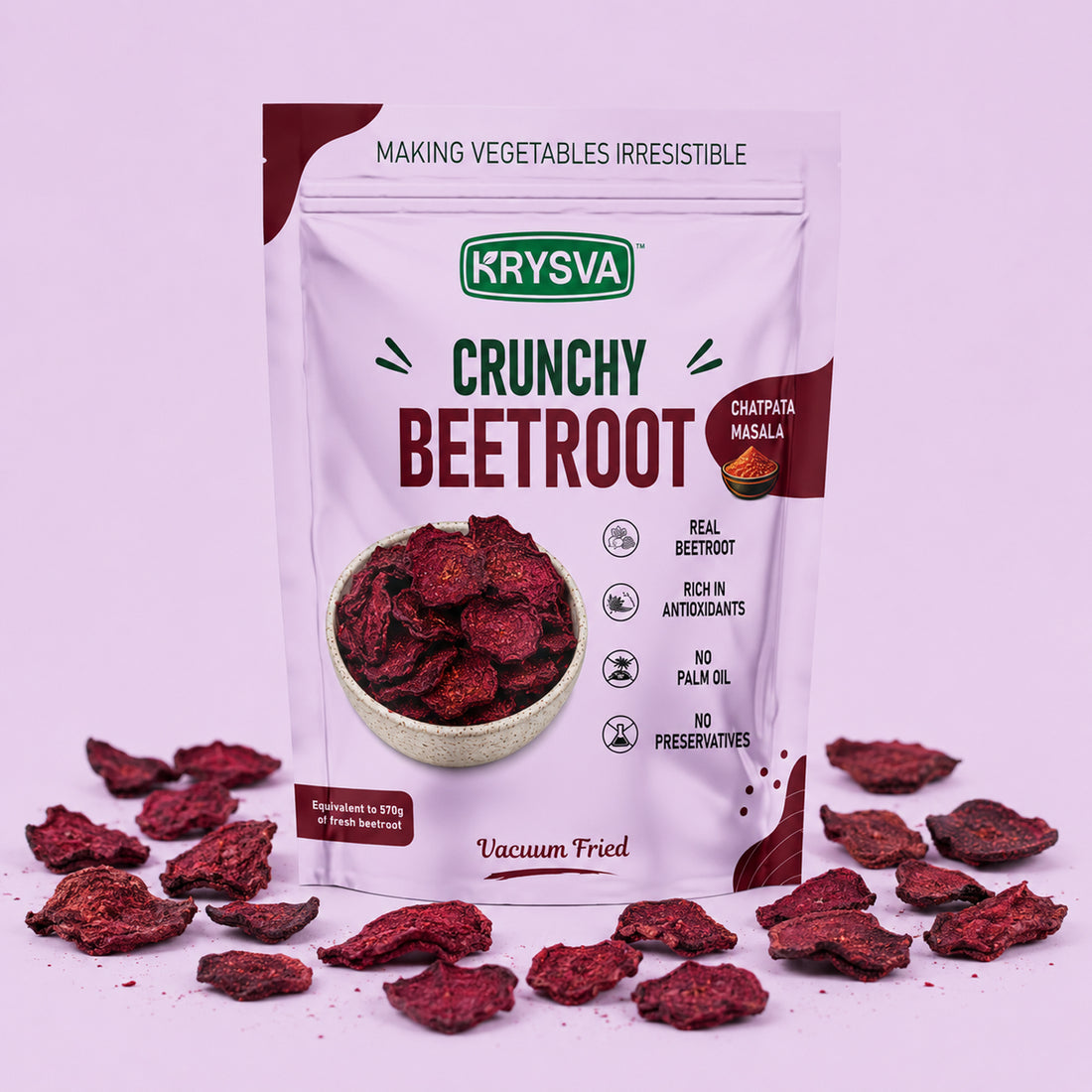 Vacuum Fried Beetroot