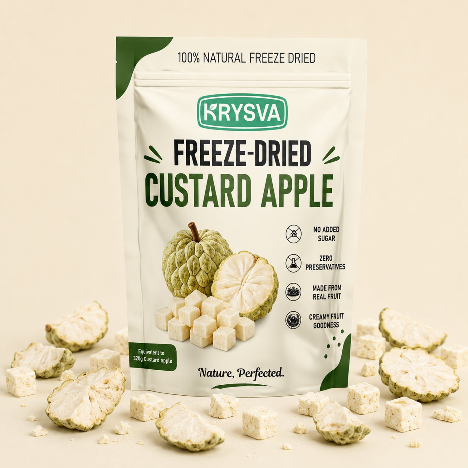 Freeze Dried Custard Apple