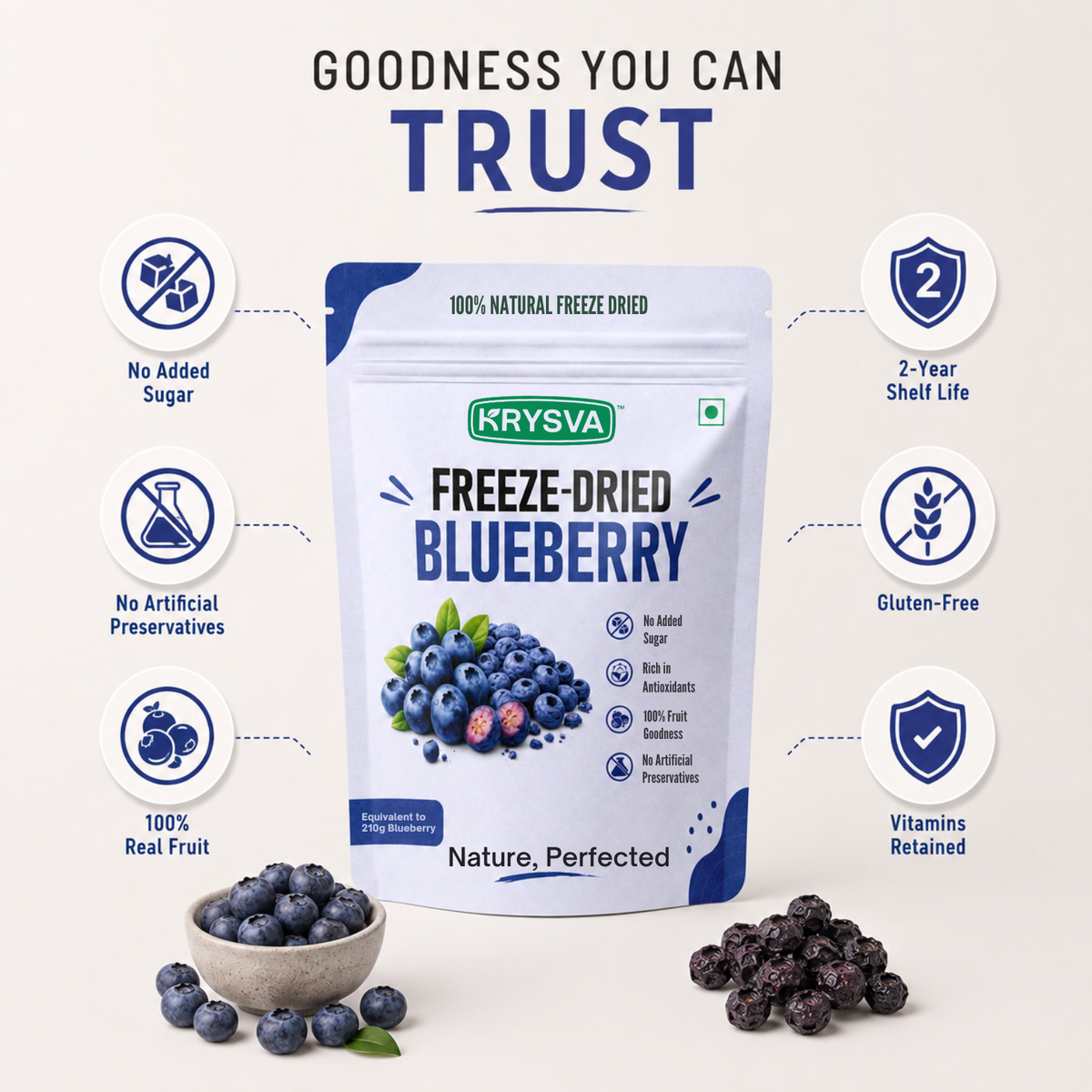 Freeze Dried Blueberry
