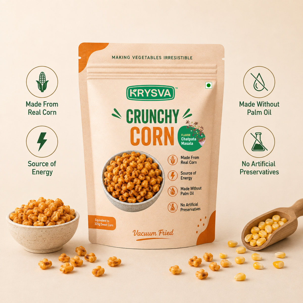 Vacuum Fried Corn