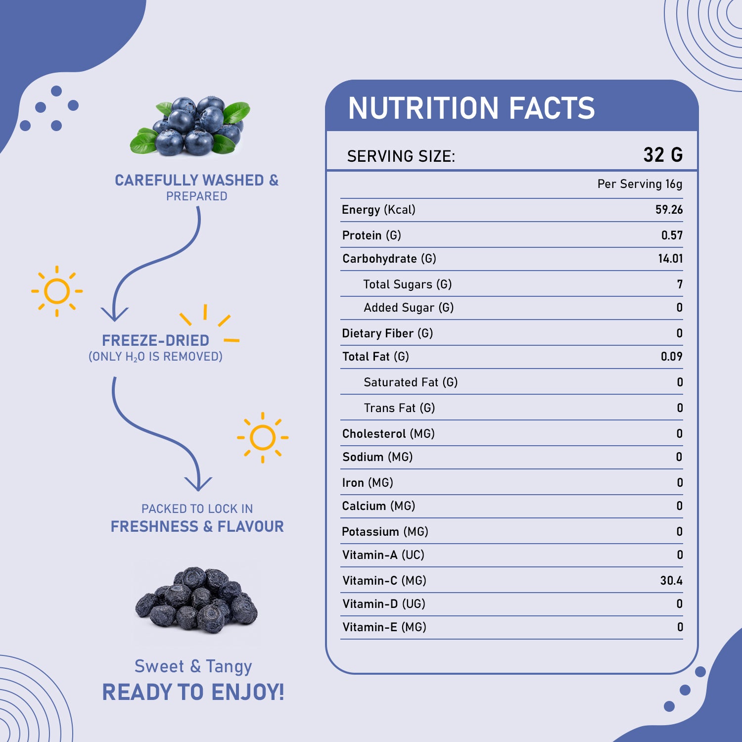 Freeze Dried Blueberry