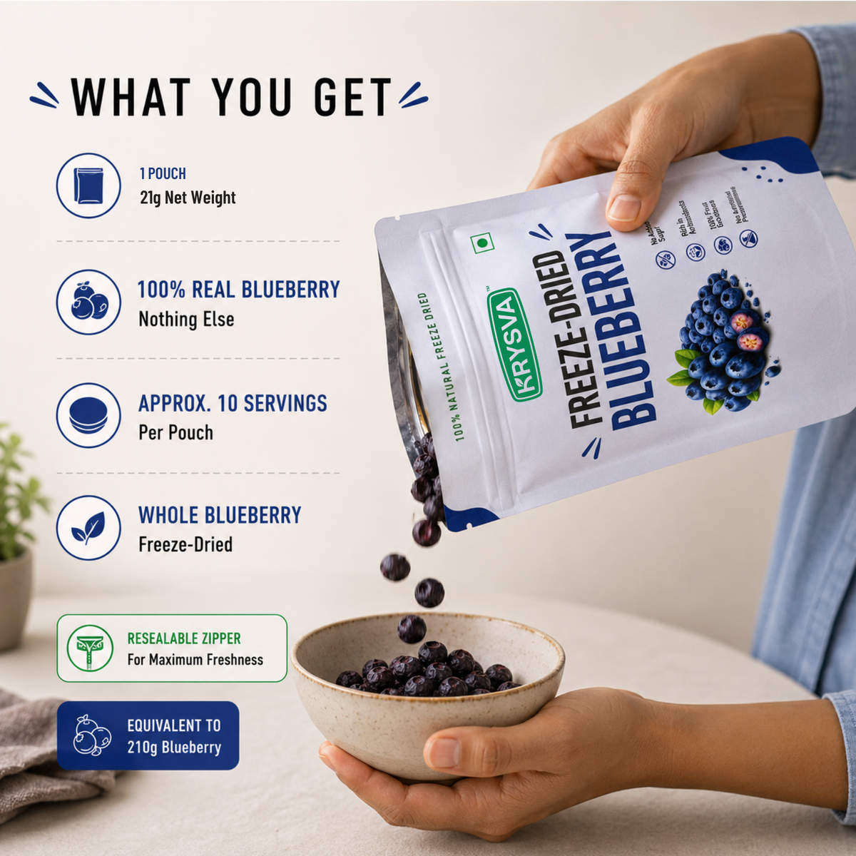 Freeze Dried Blueberry