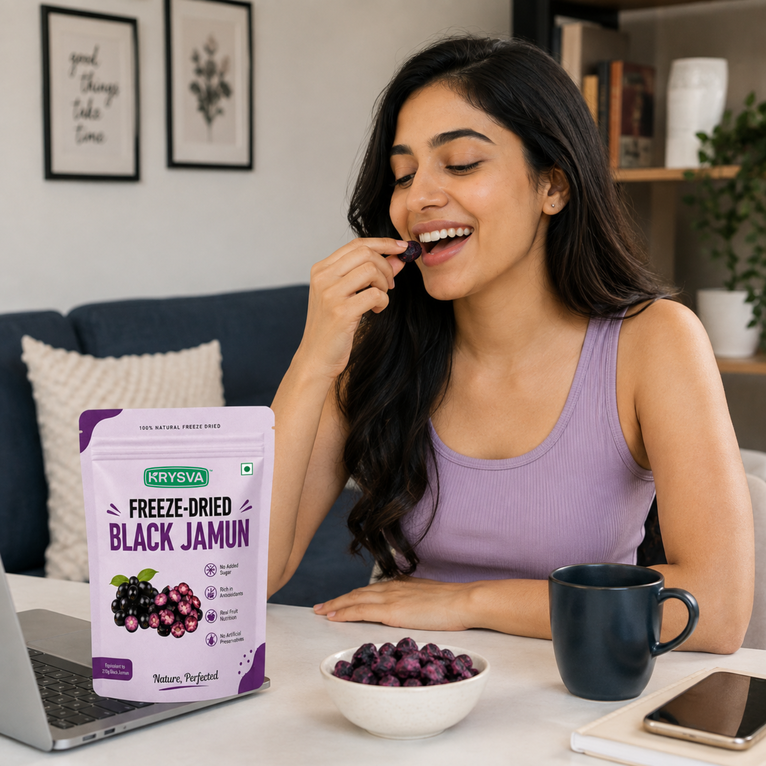 Freeze Dried Black Jamun