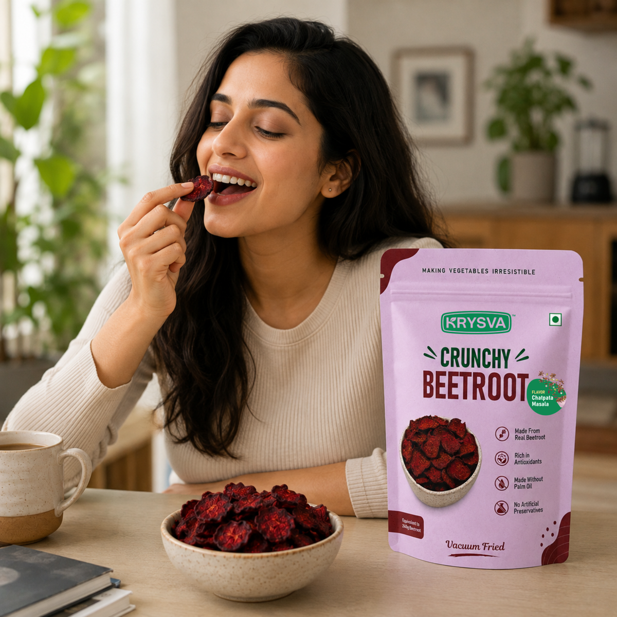 Vacuum Fried Beetroot