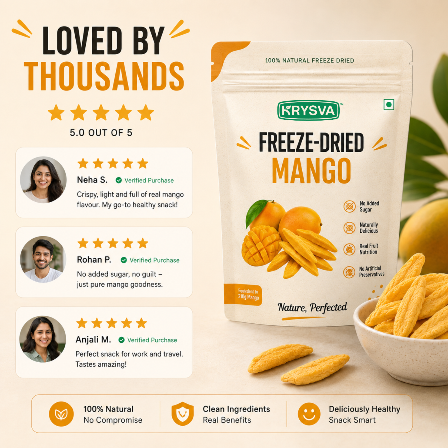 Freeze Dried Mango